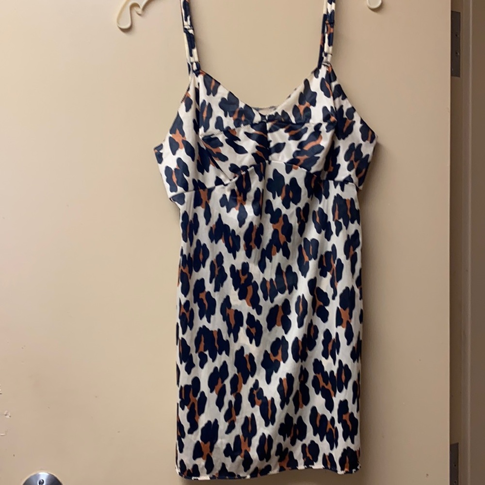 Vintage animal print top or dress